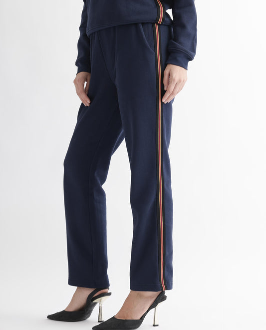 ANKLE-LENGTH STRAIGHT FIT TRACKPANTS